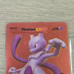 Rare! Mewtwo EX 98/99 Next Destinies Red Foil FanArt Pokemon Card HP 170..!!!!! - Image 2