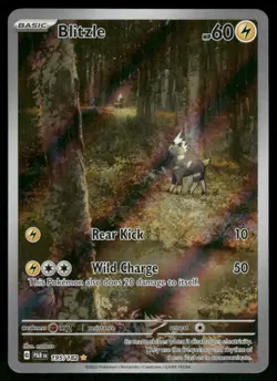 Blitzle 195/182 Illustration Rare Holo NM Pokemon SV04: Paradox Rift - Image 1
