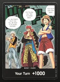 Law, Eustass Kid, Monkey D Luffy Don!! Card One Piece Card Game ENGLISH NM - Image 1