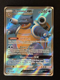 Pokemon Blastoise GX Holo Ultra Rare SM189 Black Star Promo 2019 TCG Card - Image 1