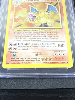CGC 6.5 - Charizard 1999 Base Set 4/102 Holo Pokemon Card - Image 4