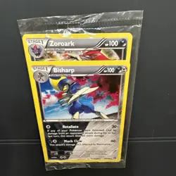 Bisharp 64/114 XY Steam Siege Cosmos Holo Promo Pokemon Card TCG - NM/M SEALED - Image 3