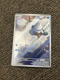 Pokemon TCG Snover Illustration Rare Holo 140/132 Mega Evolutions NM/M - Image 1