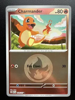 FREE SHIPPING ASCENDED HEROES CHARMANDER FIRE ENERGY PATTERN 20/217 POKEMON - Image 1