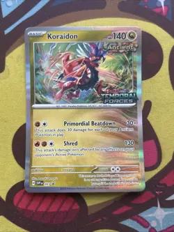 Pokemon Koraidon SVP 091 - Black Star Promo - Temporal Forces - Pre-Release - Image 1