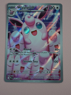 Me02: Phantasmal Flames Pokemon TCG Wigglytuff 105/94 Illustration Rare Holo - Image 1