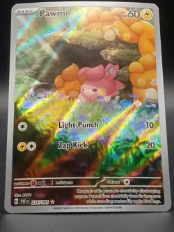 Pokemon ~ Full Art ~ Pawmi 226/091, Pecharunt 129 Promo Sealed - Image 2