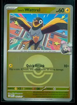 Pokemon IONO'S WATTREL 071/217 - Ascended Heroes - Rev Holo - POKE BALL PATTERN - Image 1
