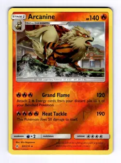 Arcanine SM - Unbroken Bonds #22 (2019) Reverse Holo NM Pokemon - Image 1