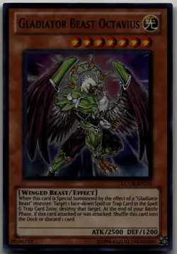 Gladiator Beast Octavius Ultra Rare Legendary Collection 2 LCGX-EN235 LP - Image 1