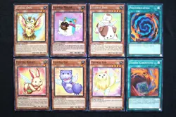 Fluffal deck set (Owl, Mouse, Dog, Rabbit, Car, Leo, Polymerization) Yugioh - Image 1