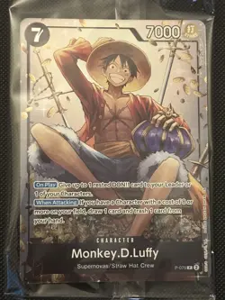 Monkey.D.Luffy (Tin Pack Set Vol. 2) P-075 One Piece Promotion Cards Foil - Image 1