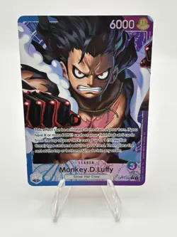 Monkey.D.Luffy (040) (Alternate Art) OP11-040 A Fist of Divine Speed Foil - Image 1