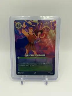 Disney Lorcana TCG The Return of Hercules Enchanted Foil Archazia's Island Rare - Image 2