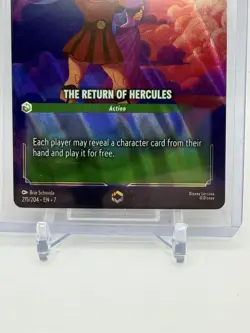 Disney Lorcana TCG The Return of Hercules Enchanted Foil Archazia's Island Rare - Image 3