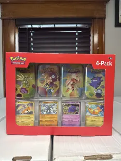 Pokemon TCG: Scarlet & Violet 151 Mini Tins 4- Pack SAMS CLUB FACTORY SEALED NEW - Image 1