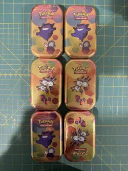 Pokemon scarlet & violet 151 Mini Tin Lot Of 6 Factory Sealed Gengar Magneton - Image 1