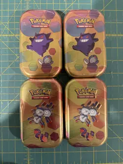 Pokemon scarlet & violet 151 Mini Tins Factory Sealed Lot Of 4 Gengar Magneton - Image 1