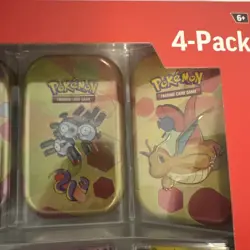 Pokemon TCG: Scarlet & Violet 151 Mini Tins 4- Pack SAMS CLUB FACTORY SEALED NEW - Image 5