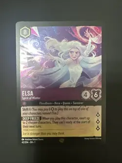 Disney Lorcana TCG - Elsa Spirit of Winter - 42/204 - Legendary Cold Foil - Image 1