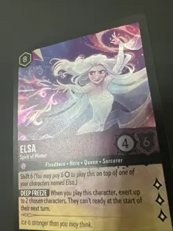 Disney Lorcana TCG - Elsa Spirit of Winter - 42/204 - Legendary Cold Foil - Image 2
