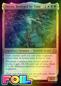 x1 Doran, Besieged by Time FOIL ECL Lorwyn Eclipsed MTG 215 M/NM 1x - Image 1
