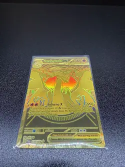 Mega Charizard X EX Gold 130/094 Pack Fresh Mint Pokemon TCG Phantasmal Flames - Image 2