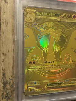 Pokemon TCG Mega Charizard X EX 130/094 - Gold Mega Hyper Rare - PSA 10 - Image 5
