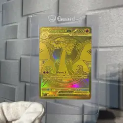 Pokemon TCG Phantasmal Flames Mega Charizard X EX 130/094 - Gold Mega Hyper Rare - Image 2
