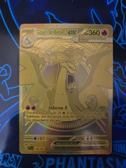 Pokemon TCG| Mega Charizard X EX 130/094 Mega Ultra Rare |Phantasmal Flames| NM - Image 1