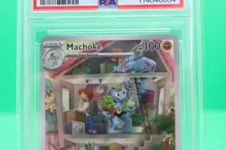 2023 POKEMON MEW EN-151 ILLUSTRATION RARE #177 MACHOKE PSA 10 - Image 3