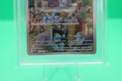 2023 POKEMON MEW EN-151 ILLUSTRATION RARE #177 MACHOKE PSA 10 - Image 4