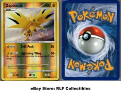 2009 Pokemon, Supreme Victors, #48/147 Zapdos, Reverse Holo Rare (b) - Image 1