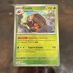 Crustle 012/182 Pokemon Card Pokemon TCG Holo - Image 1