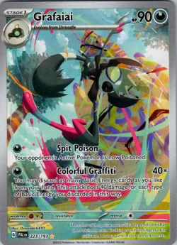 Grafaiai - 223/193 - Pokemon Paldea Evolved Illustration Rare Card NM - Image 1