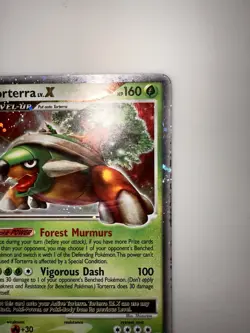 Pokemon TCG Torterra LV.X Holo Rare Gold Star Diamond & Pearl Card 122/130 LP - Image 3
