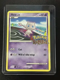 Pokemon Rumble Mew card 10/16 2009 - Image 1