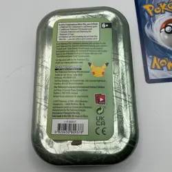 Pokemon TCG Celebrations Mini Tin (Snivy, Tepig & Oshawott) Opened + 7 Cards - Image 4
