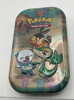 Pokemon TCG Celebrations Mini Tin (Snivy, Tepig & Oshawott) Opened + 7 Cards - Image 5