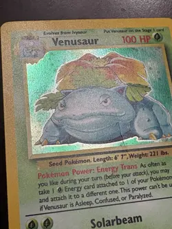 Venusaur 18/130 Holo Rare Base Set 2 Pokemon Card - Image 4