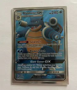 Pokemon TCG Blastoise GX Unbroken Bonds SM189 Holo Promo Card - Image 1