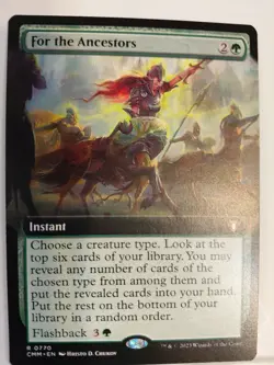 For the Ancestors (Extended Art) Commander Masters Regular - Image 1