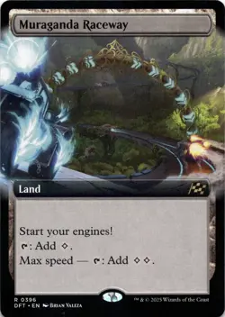 Muraganda Raceway (0396) EXTENDED ART Aetherdrift Magic MTG NM - Image 1