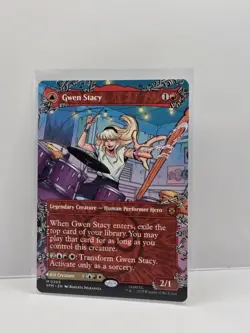 MTG Spider-Man Borderless Gwen Stacy / Ghost-Spider M #0209 Regular - Image 1