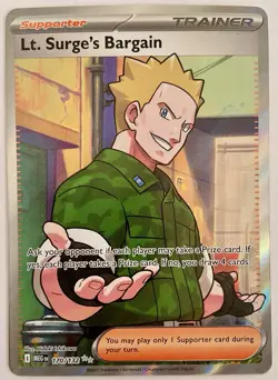 Pokemon TCG Lt. Surge's Bargain - 170/132 - ME01: Mega Evolution Ultra Rare Card - Image 1