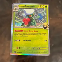 Cynthia's Roserade 008/182 Pokemon Card Pokemon TCG Holo - Image 1