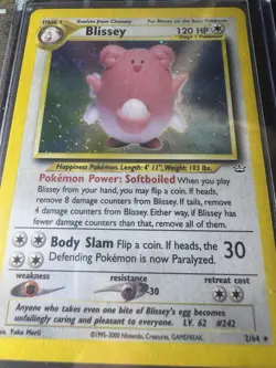 Pokemon TCG - Blissey #2 - Neo Revelation (2001)- Holo - Ungraded - Image 2