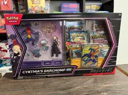 Pokemon TCG: Cynthia’s Garchomp ex Premium Collection Box NEW SEALED - Image 1