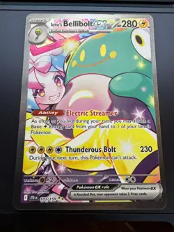 Iono's Bellibolt ex 183/159 SIR Journey Together Pokemon TCG NM/Mint - Image 1