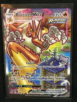 Pokemon SWSH06 Chilling Reign Blaziken VMAX #201/198 Alternate Art Secret - Image 1